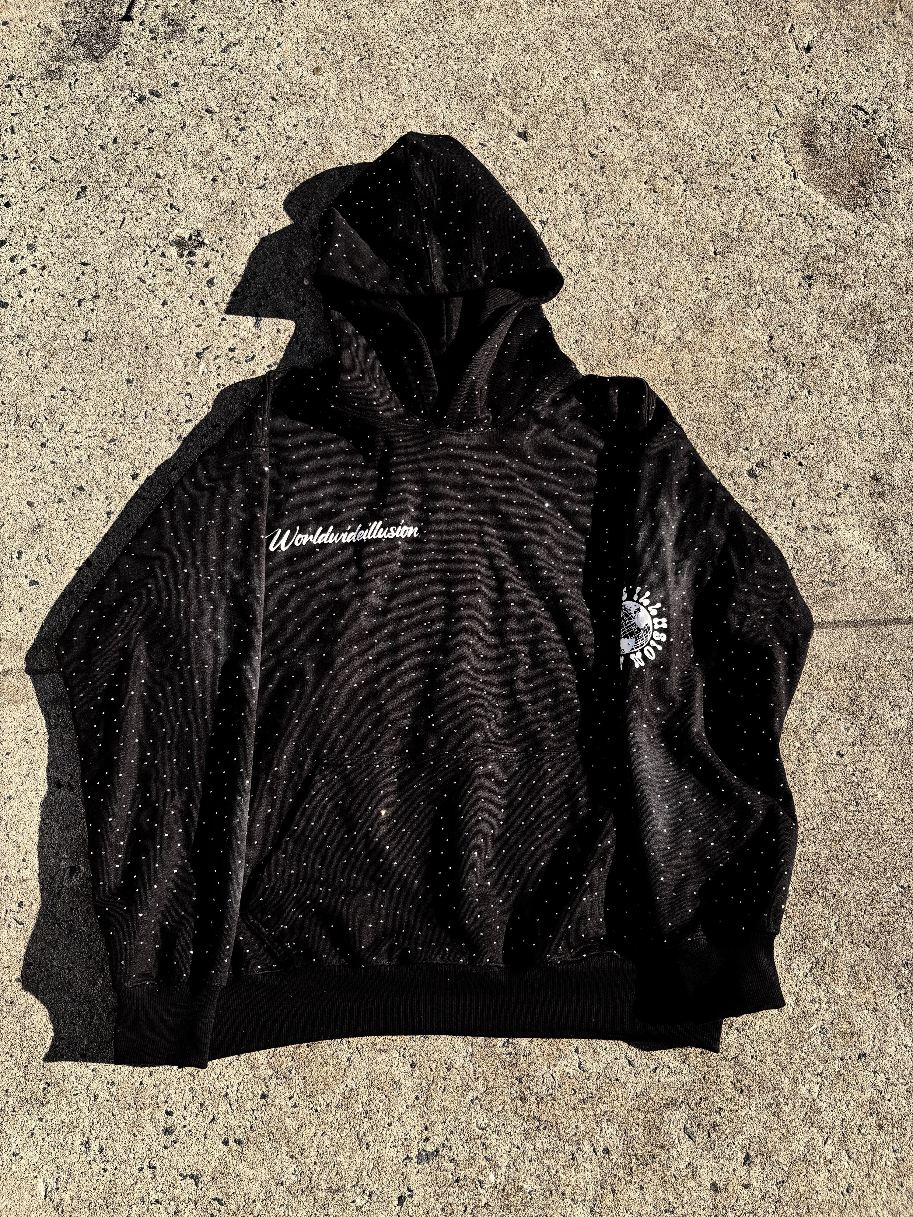 Only Way Rhinestone Hoodie