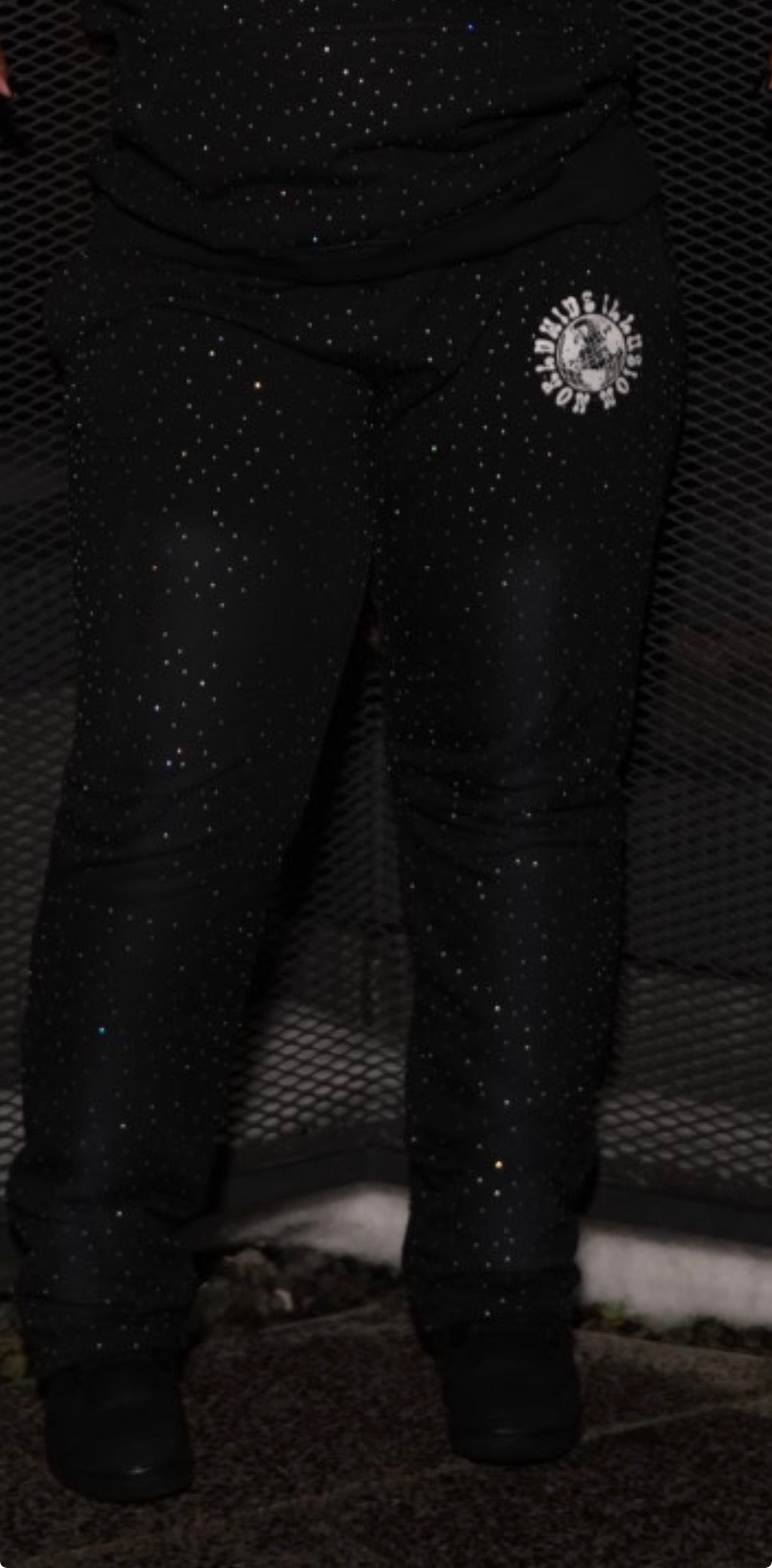 Only Way Rhinestone Sweatpants
